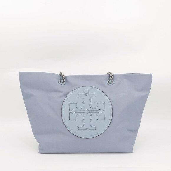 Tory Burch Women's Ella Chain Tote Bag Blue OS - Picture 1 of 12